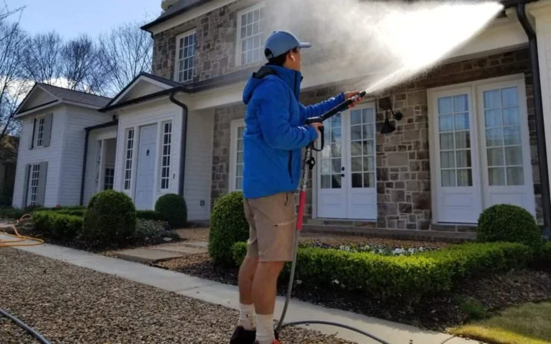 pressure washing cleaning